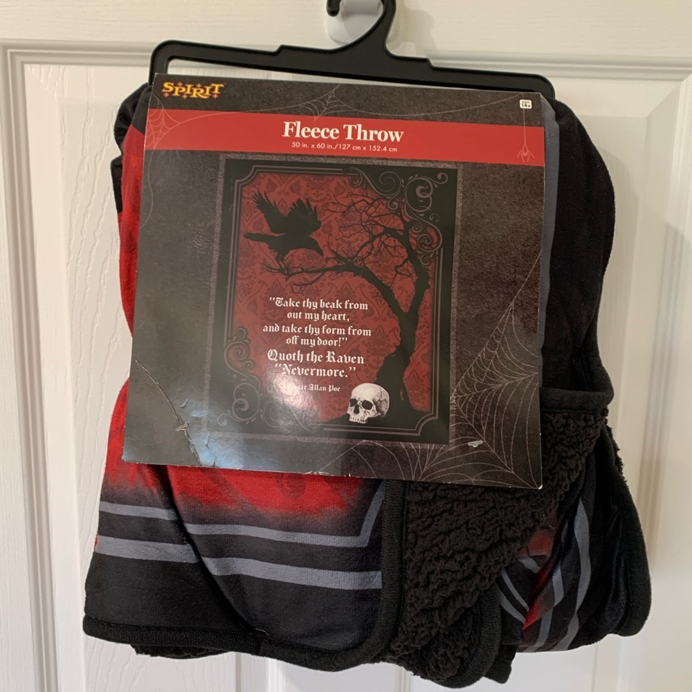 Spirit: Raven Fleece Throw and Corn Dish: reserved for @theposhjuicebox